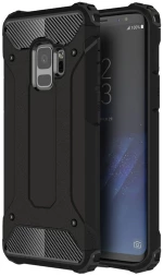 Techsuit Husa pentru Samsung Galaxy S9 - Techsuit Hybrid Armor - Black 5949419060654