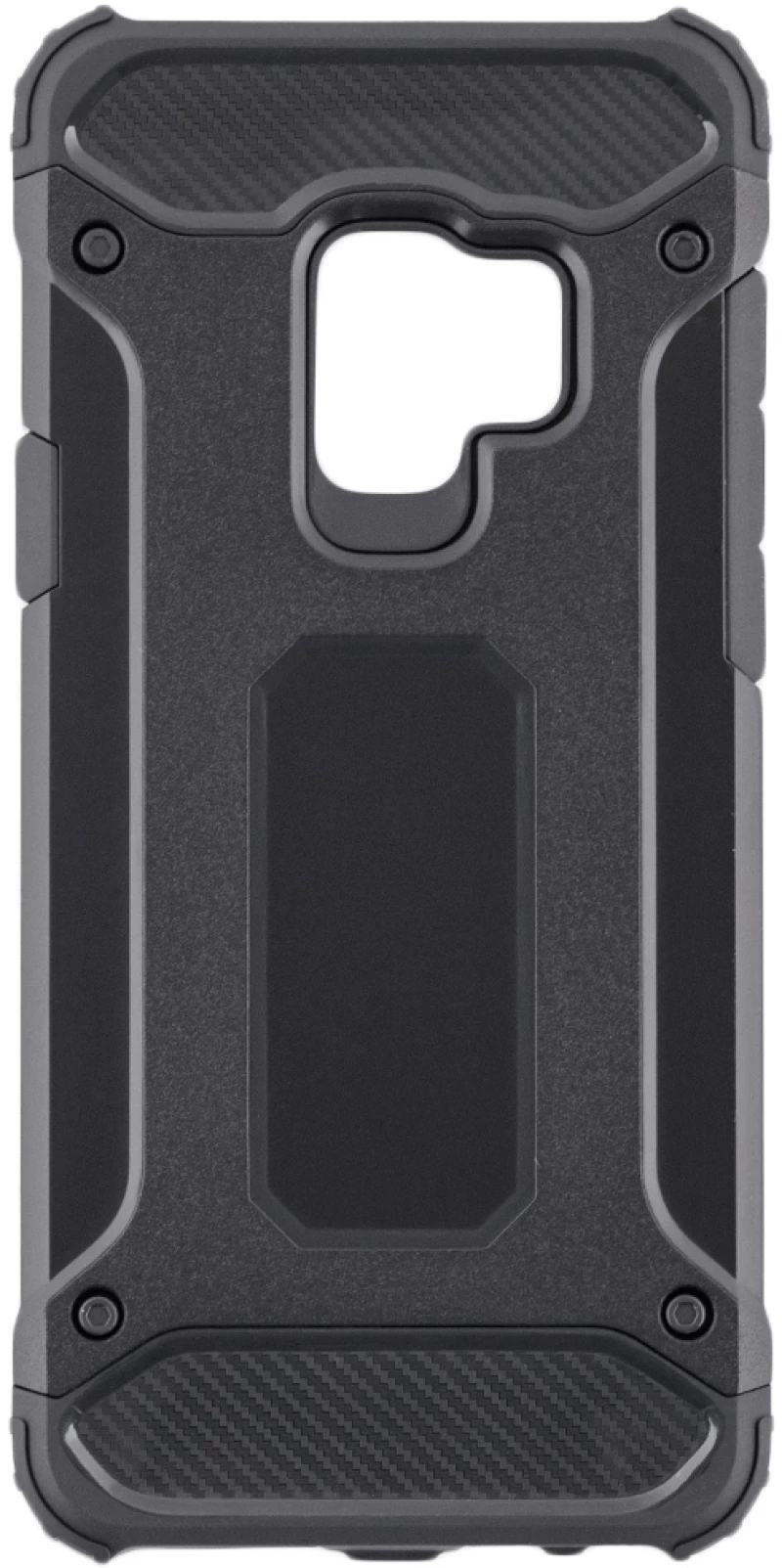 Techsuit Husa pentru Samsung Galaxy S9 - Techsuit Hybrid Armor - Black 5949419060654