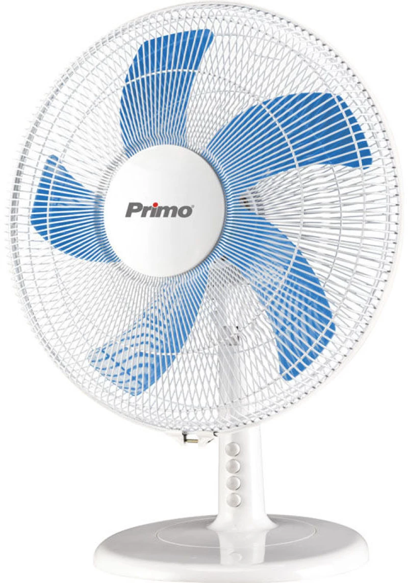 Ανεμιστήρας Επιτραπέζιος PRTF-80445 Primo 16'' 40εκ. Λευκός-Μπλε