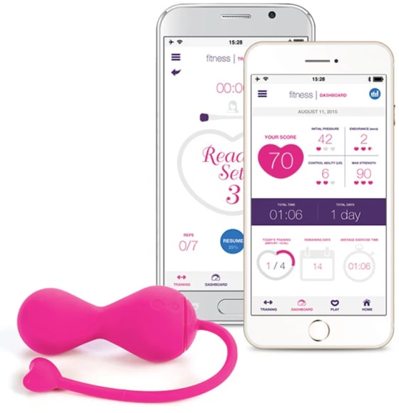 Kegel Δονούμενες Μπάλες Ενδυνάμωσης Κόλπου Lovelife Κrush