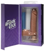 Vibrating ULTRASKYN Dildo - Brown