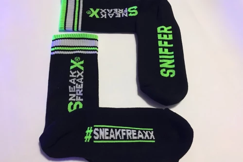 SNEAKFREAXX SOCKEN "SNIFFER NEON YELLOW"