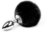 Μικρή Πρωκτική Σφήνα Bunny Silver/Black