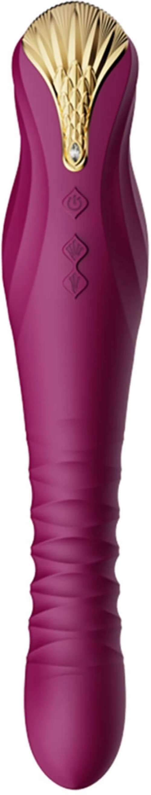 King Vibrating Thruster- Velvet Purple