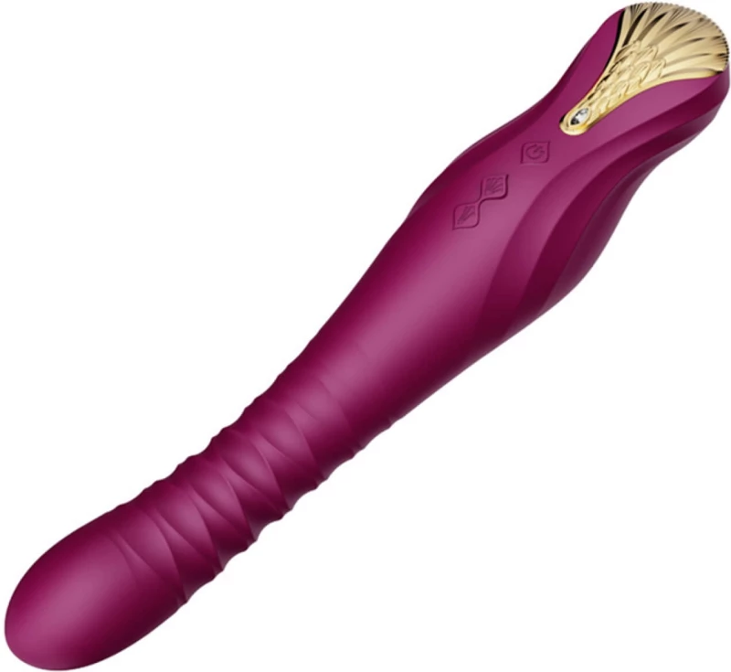 King Vibrating Thruster- Velvet Purple