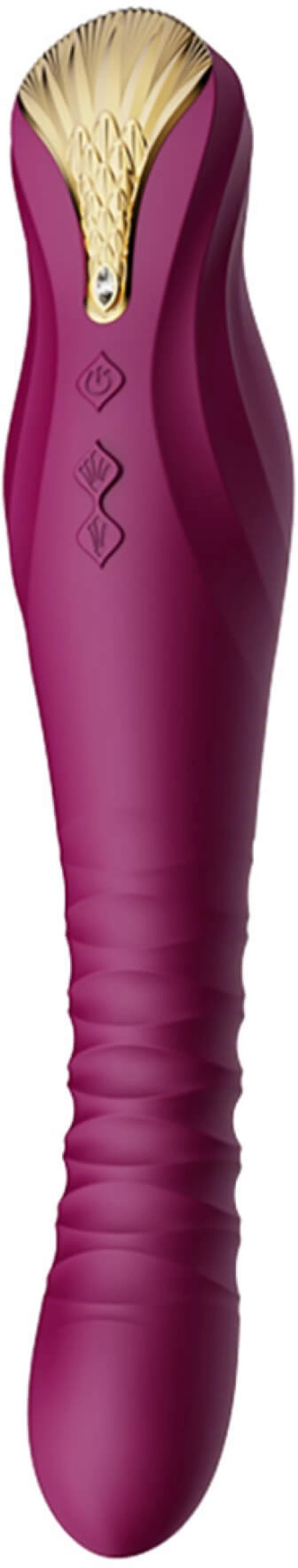 King Vibrating Thruster- Velvet Purple
