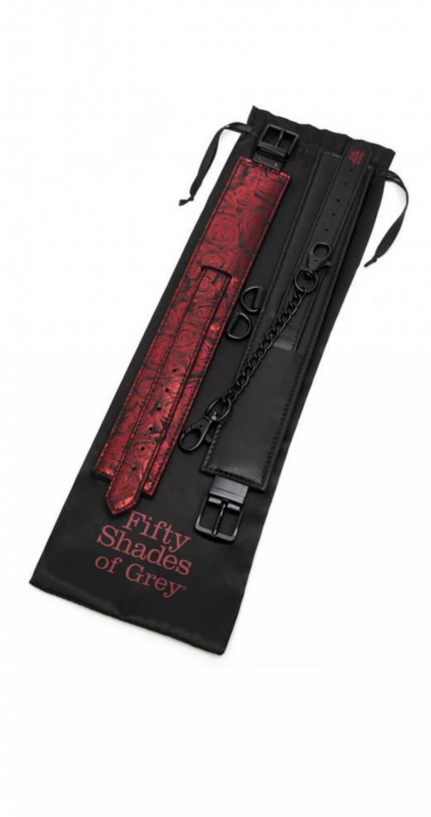 Sweet Anticipation Ankle Cuffs - Red