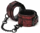 Sweet Anticipation Ankle Cuffs - Red