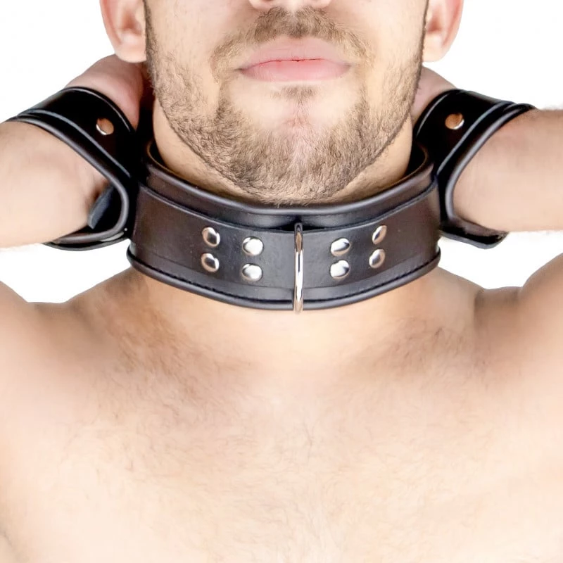 Δερμάτινες Χειροπέδες Λαιμού/Καρπών - Bondage Kit