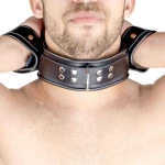 Δερμάτινες Χειροπέδες Λαιμού/Καρπών - Bondage Kit