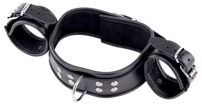 Δερμάτινες Χειροπέδες Λαιμού/Καρπών - Bondage Kit