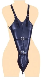 Camisole Strict Leather Zipper