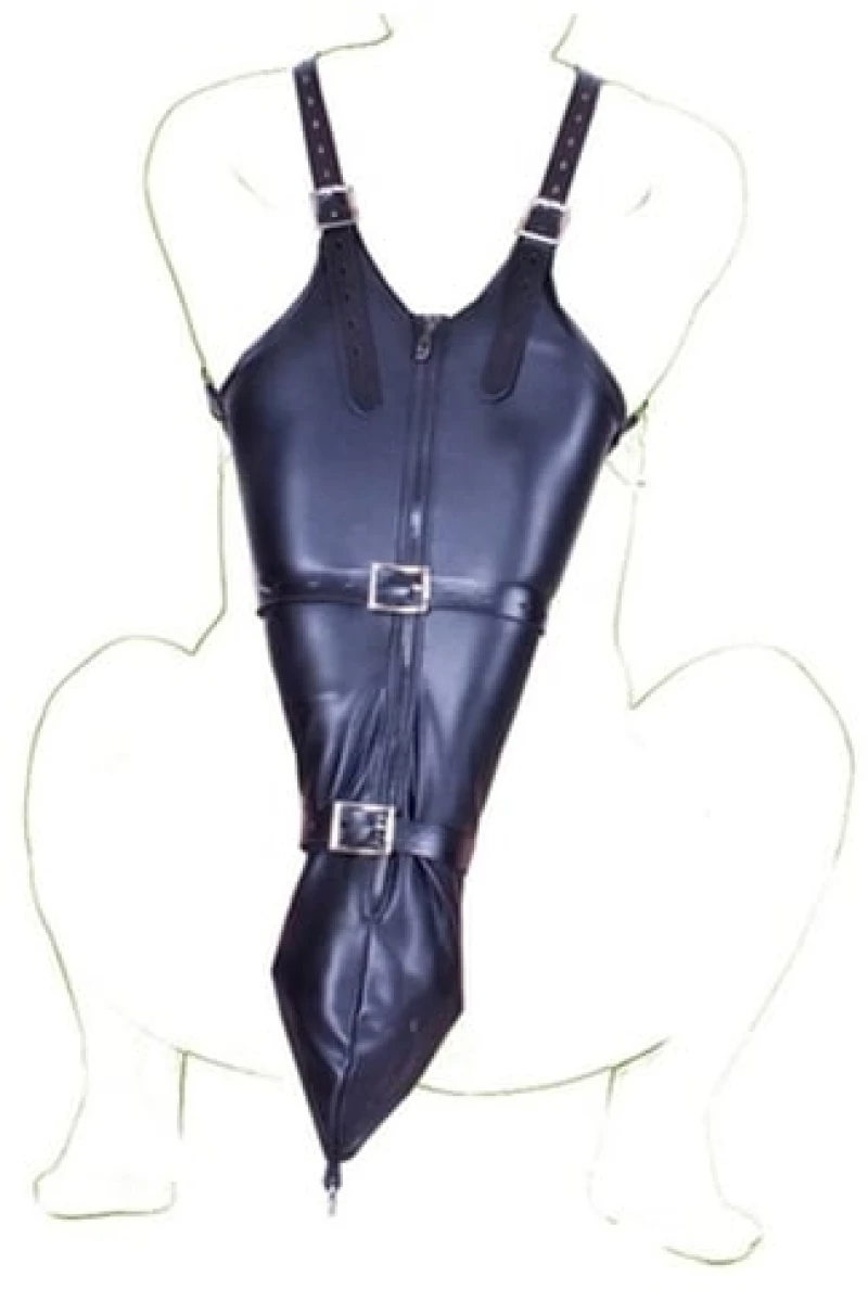 Camisole Strict Leather Zipper