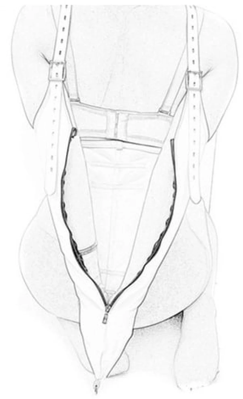 Camisole Strict Leather Zipper
