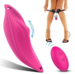 Vibrator Clitoris + Bikini Molly Remote Control Silicon USB Pink