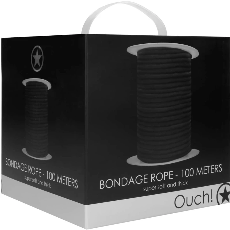 Bondage Rope - 100 Meters - Black