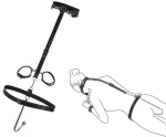 Hard Bondage Restraint System, Black