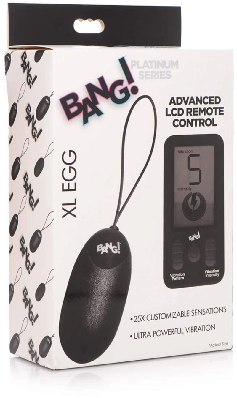 25X Vibrating Silicone XL Egg with Remote Control - XR Brands