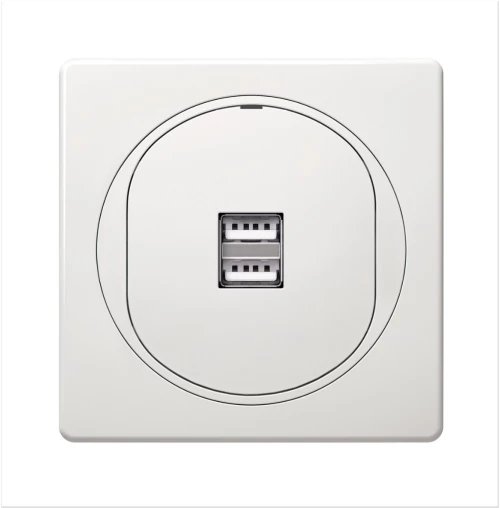 EON 2xUSB charger 2,1A 5V, white