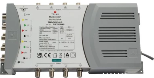 Triax πολυδιακόπτης TMS/CKR 9x8 S