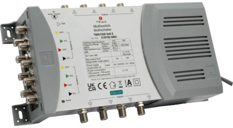 Triax πολυδιακόπτης TMS/CKR 9x8 S