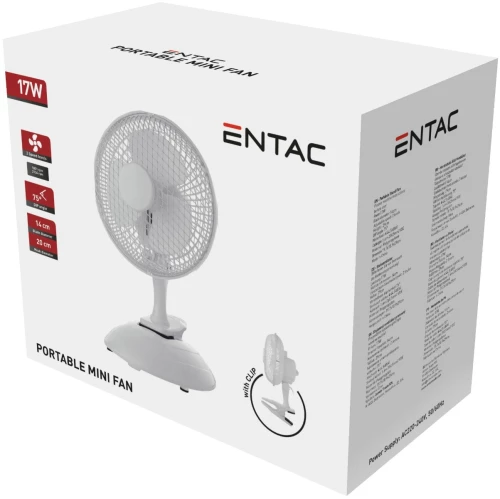 Entac Portable Table Mini Fan 17W