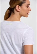 BDTKWCL V-NECK TSHIRT 1231-901628 1231-901628-00200 BODY TALK Λευκό