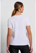BDTKWCL V-NECK TSHIRT 1231-901628 1231-901628-00200 BODY TALK Λευκό