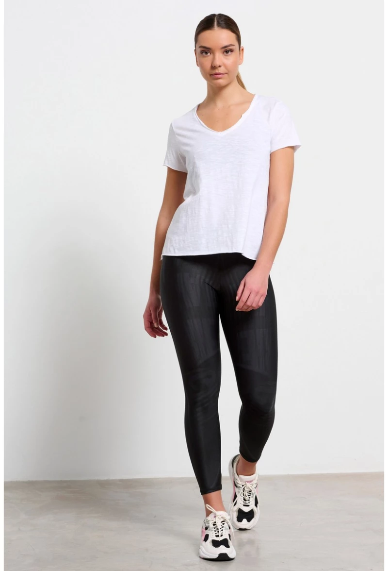 BDTKWCL V-NECK TSHIRT 1231-901628 1231-901628-00200 BODY TALK Λευκό