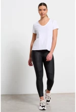 BDTKWCL V-NECK TSHIRT 1231-901628 1231-901628-00200 BODY TALK Λευκό