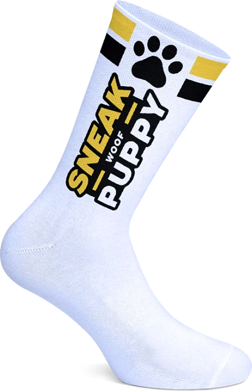 SNEAKFREAXX SOCKEN "PUPPY" YELLOW