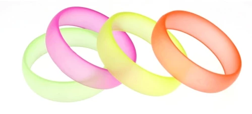 Neon Asst. Transparent Frosted Bangles