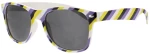 Non-Binary Coloured Striped Sunglasses