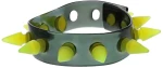 Alter Ego UV Yellow Bracelet / Wristband With Yellow Spikes