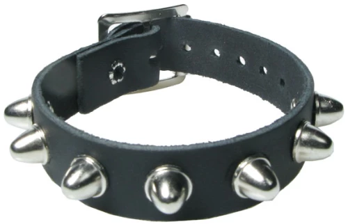 HANDMADE LEATHER WRISTBAND - BLACK