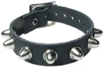 HANDMADE LEATHER WRISTBAND - BLACK