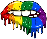 LGTB lips Stamp