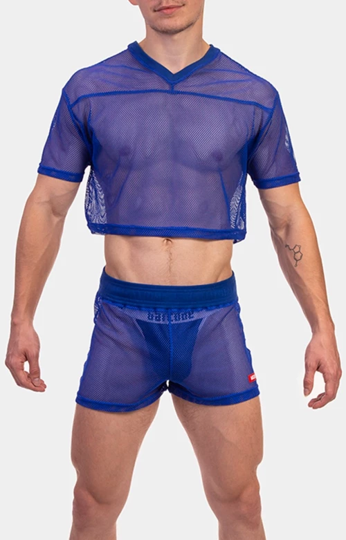 Mesh T-Shirt Ferry Blue