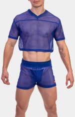 Mesh T-Shirt Ferry Blue