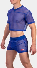 Mesh T-Shirt Ferry Blue