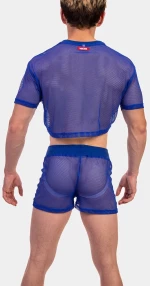 Mesh T-Shirt Ferry Blue