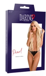 Pearl beaded g-string