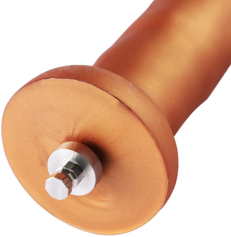 Hismith Golden Silicone Dildo 17cm