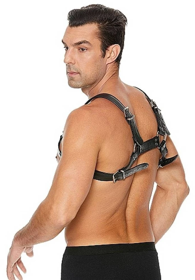 Chest Bulldog Harness - Black