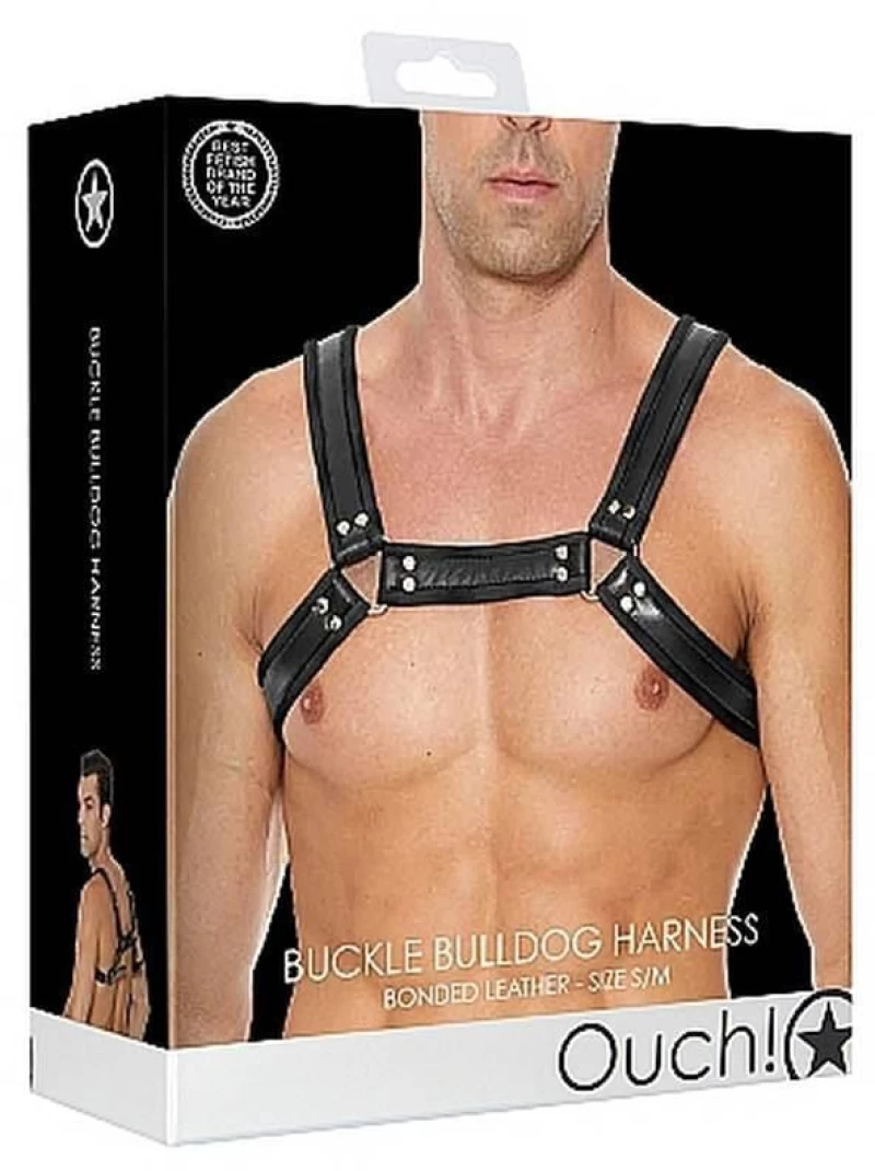 Chest Bulldog Harness - Black