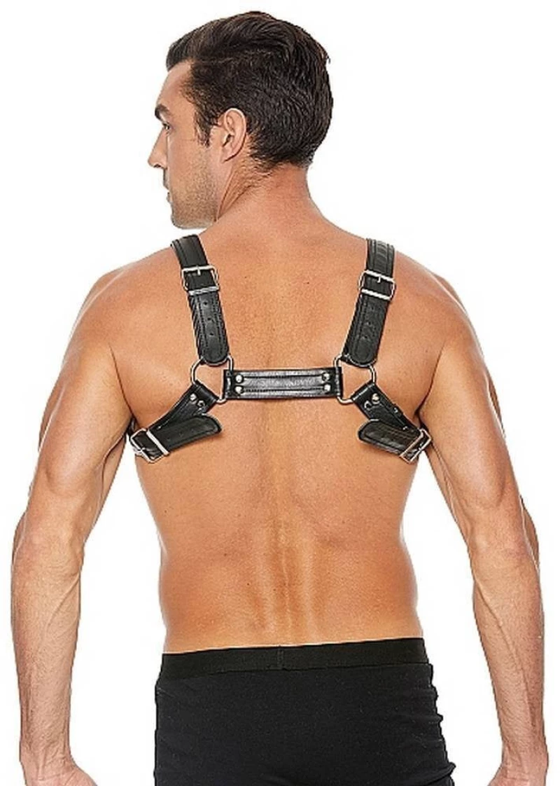 Chest Bulldog Harness - Black