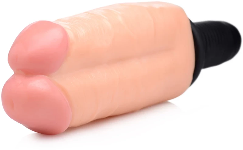 Double Decker 13X Vibrating Dual Dildo Thruster - Master Series