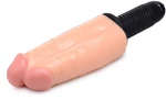 Double Decker 13X Vibrating Dual Dildo Thruster - Master Series