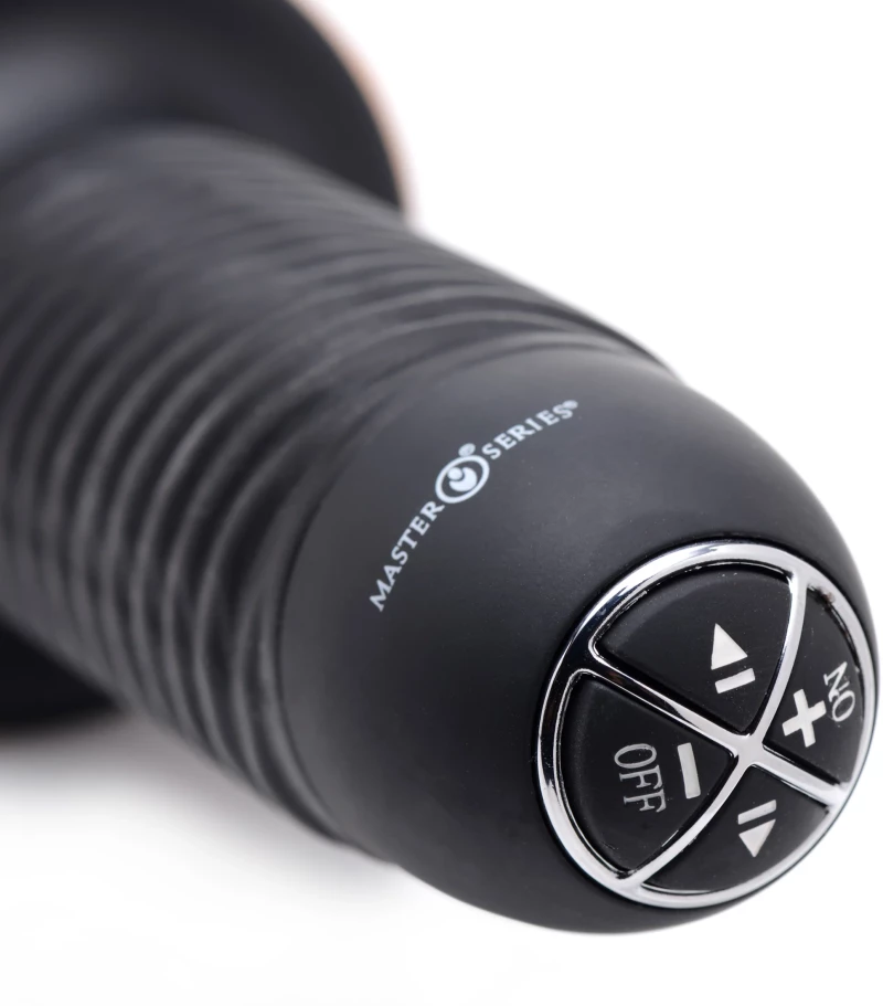 Double Decker 13X Vibrating Dual Dildo Thruster - Master Series