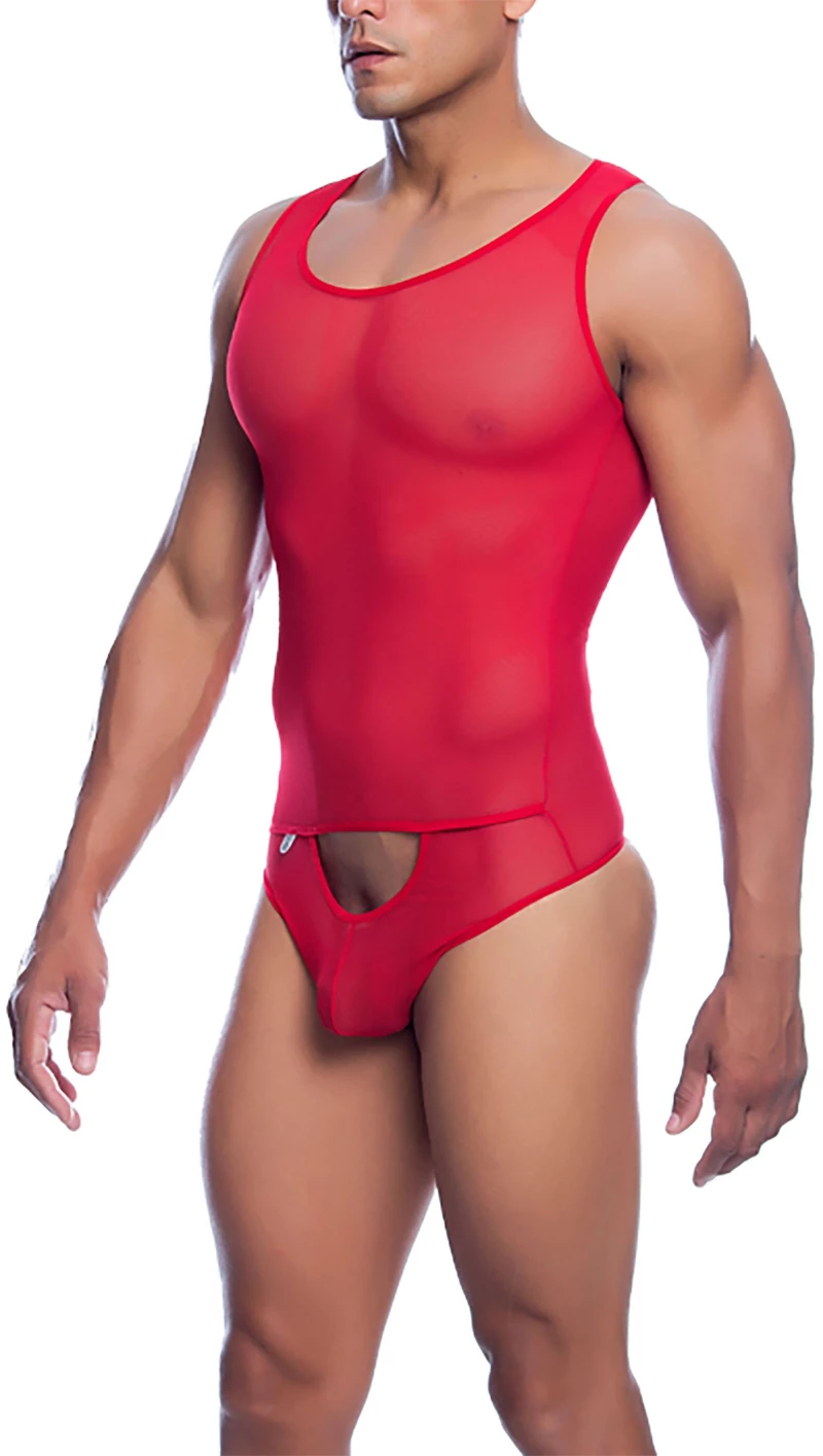 MOB Sexy Sheer Body Red